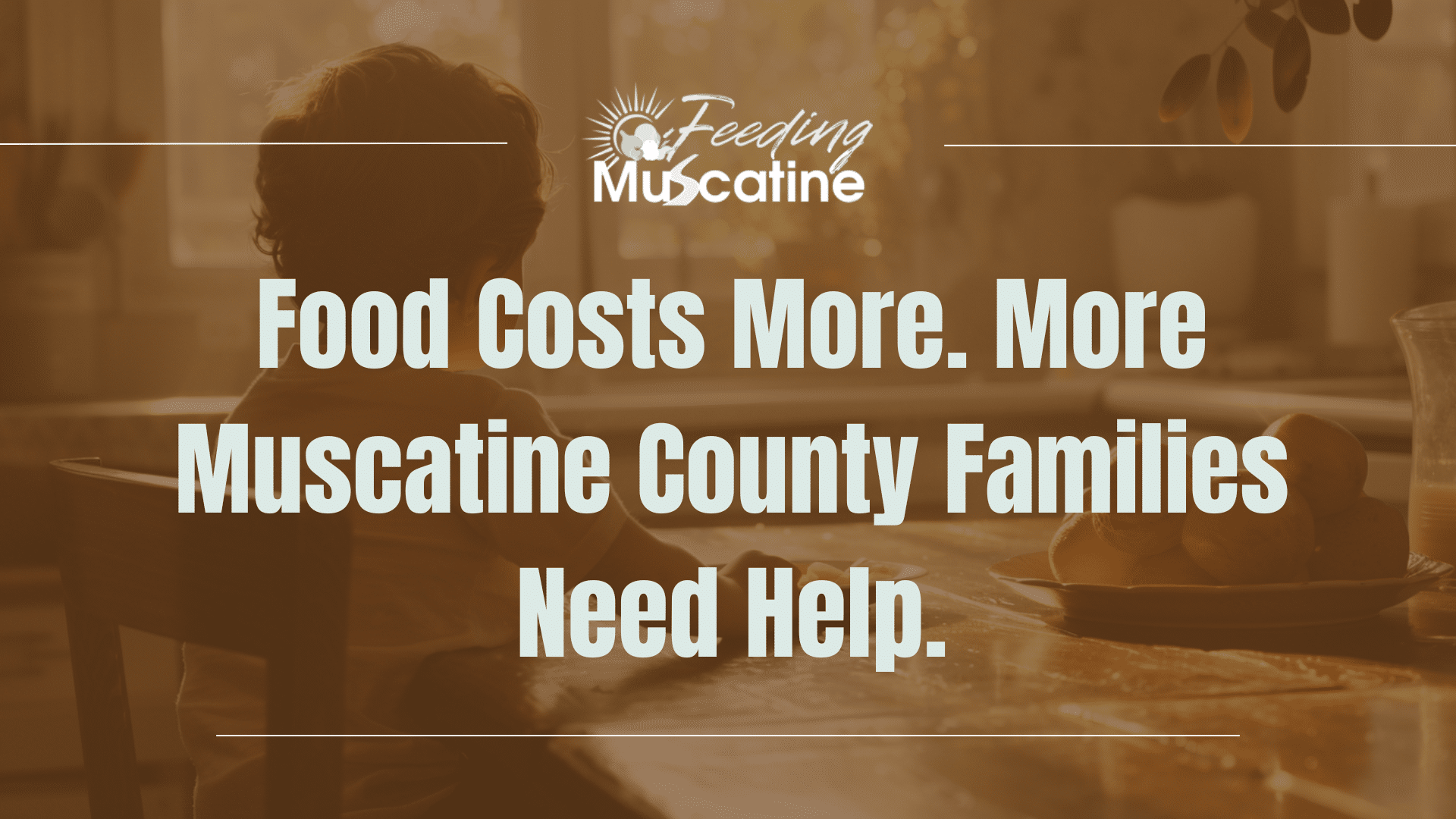 food costs more more muscatine county families need help