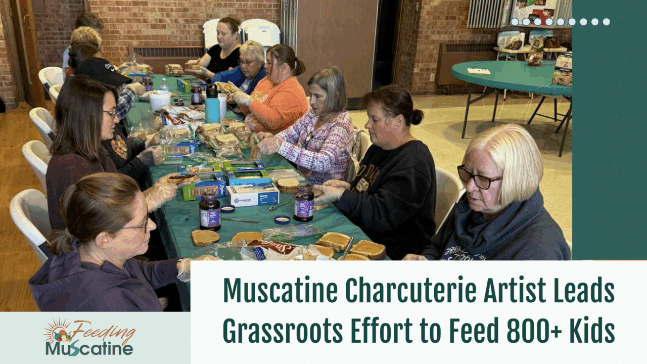 Muscatine Charcuterie Artist Leads Grassroots Effort to Feed 800+ Kids Today