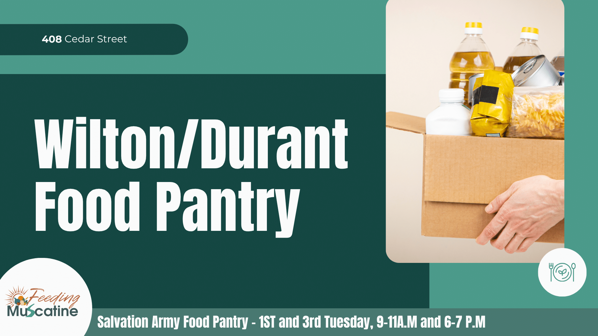 wilton durant food pantry